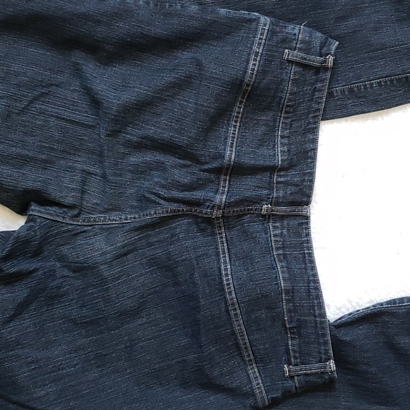 Halston Jeanswear Dark Wash Jeans Size 16 - Picture 3 of 4